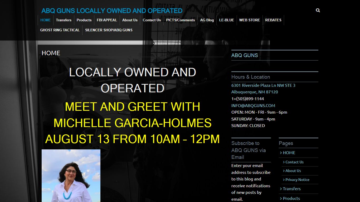 ABQ GUNS LOCALLY OWNED AND OPERATED